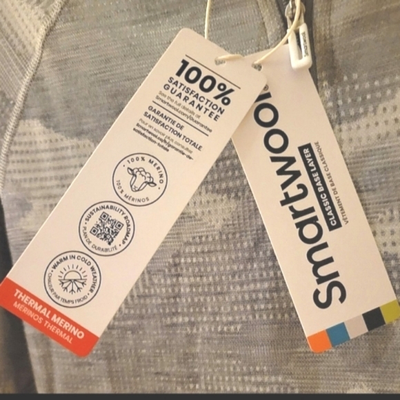 New Smartwool Classic Thermal Merino Base Layer 1/4 Zip - Picture 10 of 12